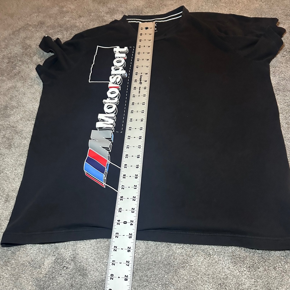 Puma T-Shirt Mens XL Black BMW M Motorsport Graphic Short Sleeve - Picture 10 of 11